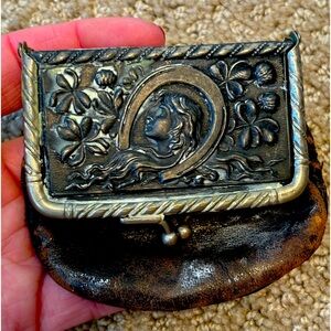 Vintage RARE Western Coin Purse OLD and Beautiful 👛